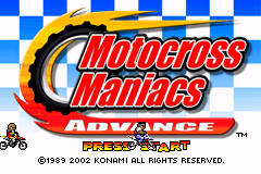 疯狂越野摩托车 Motocross Maniacs Advance(US)(M2)(Konami)(32Mb)